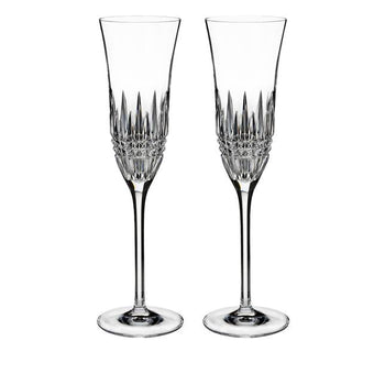 Waterford Lismore Diamond Essence Champagne Flutes, Set of 2